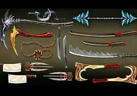 shadow fight 2 weapons